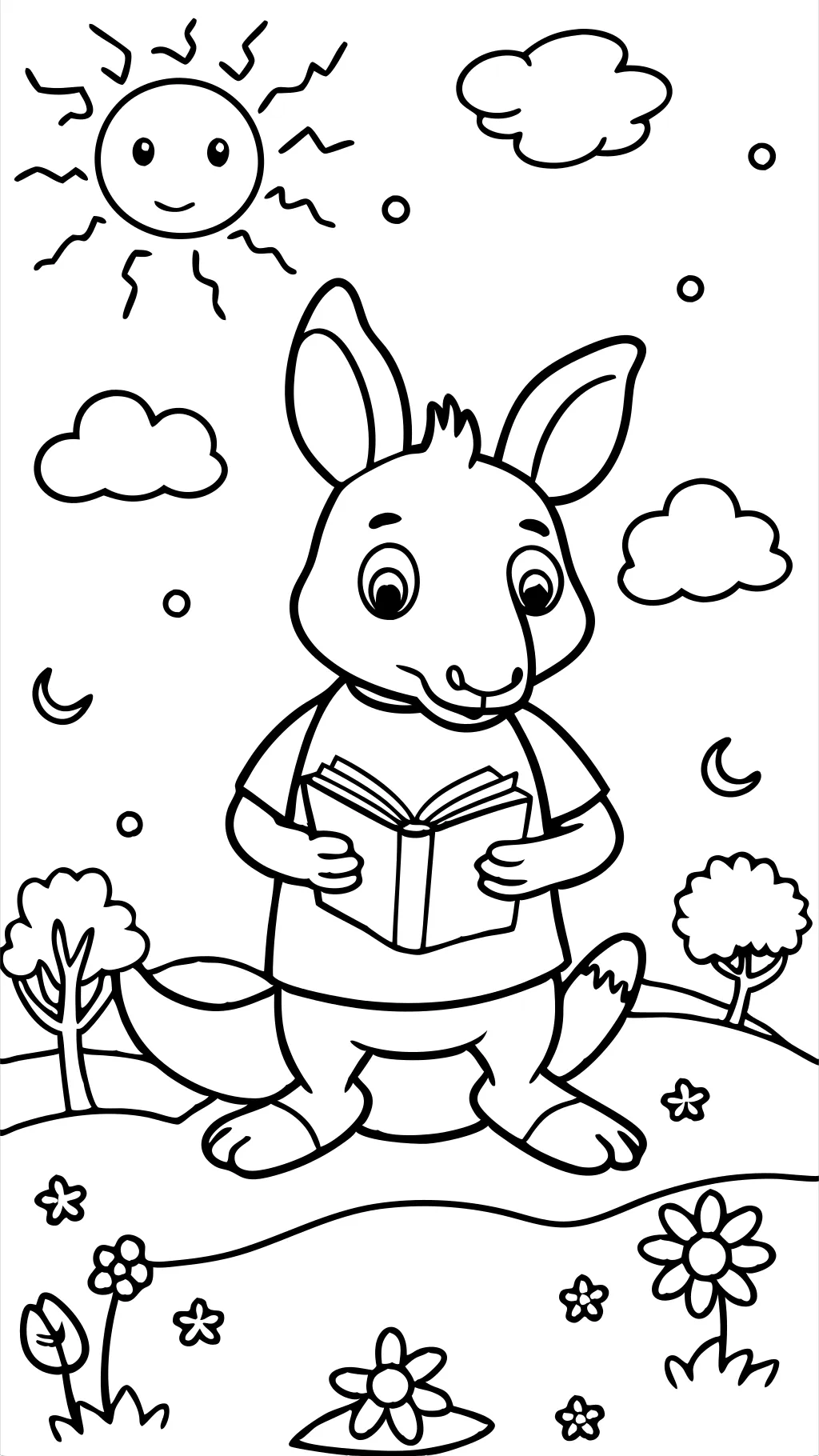 arthur coloring page